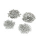 9.5mm Silver Prong Snap Poppers (Pack of 20) with Fixing Hand Tool
